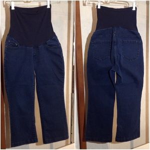 Women Size M American Star Maternity Cropped Jeans